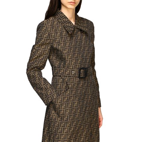 fendi jacket ladies|Fendi women' s trench coats.